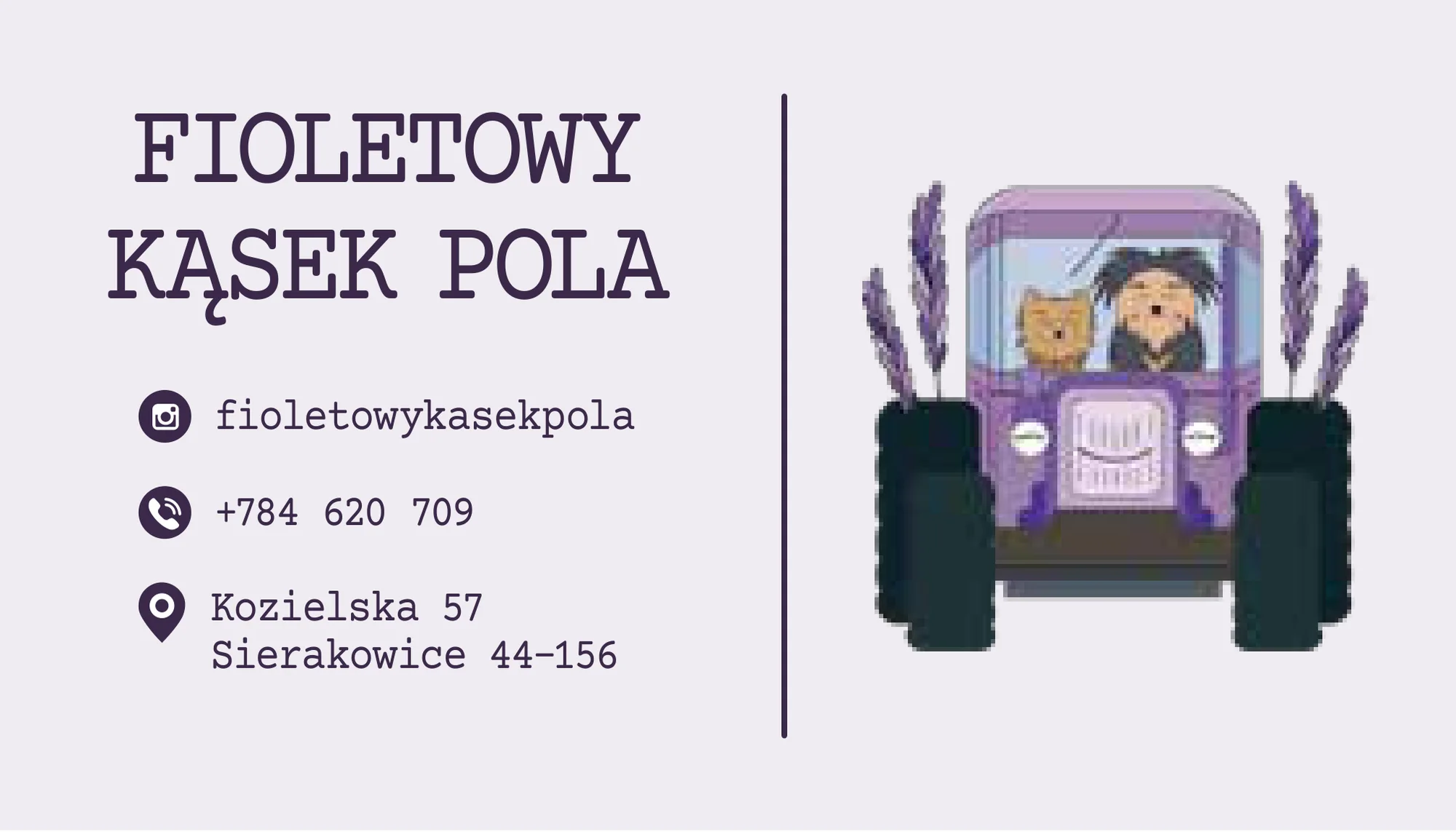 Marka Fioletowy Kąsek Pola